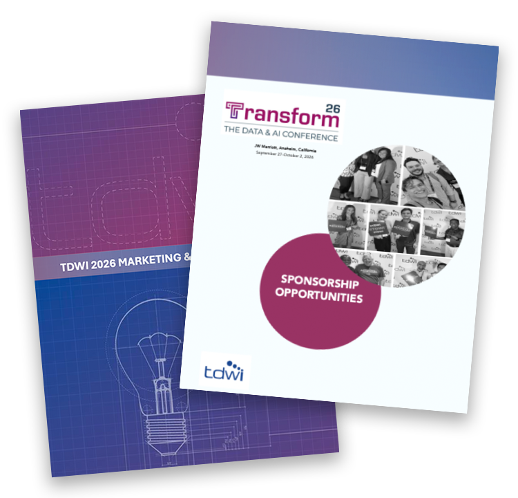 TDWI Marketing & Sponsorship Opportunities Graphic